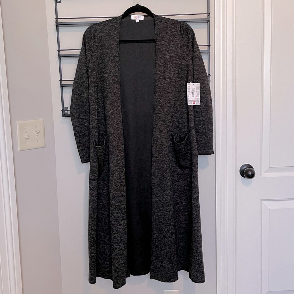 Lularoe NWT Small Black Sarah Cardigan